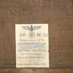 巨匠カミーユコロー２５号大作！親衛隊長官ヒムラー直筆サイン入り輸送指揮書の画像