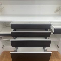 ☆ドリーム荒牧店☆ジモティー割引有☆【クリーニング済み】松田家具/スライド扉オープンボードの画像
