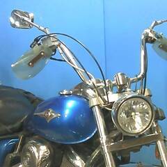 KAWASAKI バルカン900カスタム 青 エンジン始動動画 半額配送キャンペーン 期間限定価格 現状渡し諸経費￥0- 横浜 P-Yardの画像