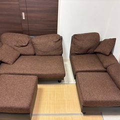 モダンデコ　カウチソファの画像