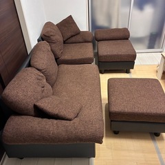 モダンデコ　カウチソファの画像