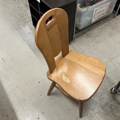 H2512-530 カリモク　RUSTIK チェア　キズ汚れ有りの画像