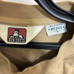 BEN DAVIS ベージュ スウェット Lサイズの画像