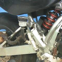 KAWASAKI KSR110 白/黒 エンジン始動動画 自賠責保険で乗れます 半額配送キャンペーン 限定 現状渡し諸経費￥0- 横浜 P-Yardの画像