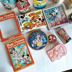 ★ ディズニーランド　お土産の空缶と空箱 ★の画像