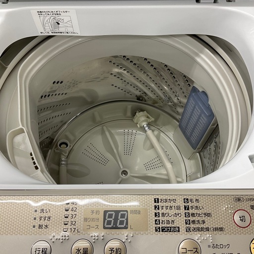 Panasonic 全自動洗濯機 6.0kg　NA-F60B10