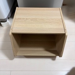 カラーボックス1段（0円）の画像