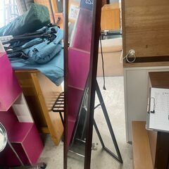 リサイクルショップどりーむ天保山店　No5304 姿見　全身鏡　スタンドタイプ　自立型の画像