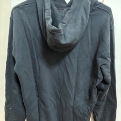 Champion ダークグレー フード付きパーカーの画像