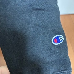 Champion ダークグレー フード付きパーカーの画像