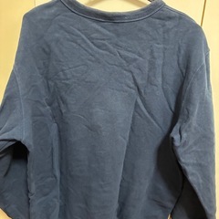 EDWIN ネイビー ロゴ トレーナー Lサイズの画像