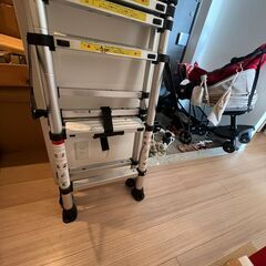 DayPlus 伸縮脚立はしご 最長1.7mの画像