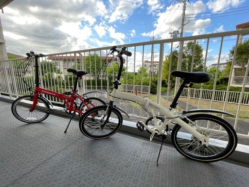 折りたたみ自転車　20インチ　二台セット