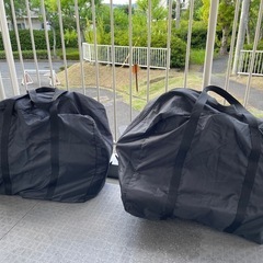 折りたたみ自転車　20インチ　二台セットの画像