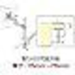 グリーンハウス 液晶 モニターアーム 4軸 クランプ式 GH-AMC03の画像