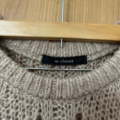 wclosetニットの画像