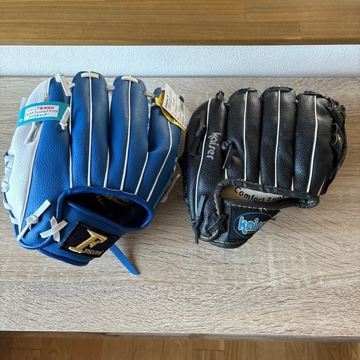 子供用新品グローブ2個セット (きゃんぺー) 郡山富田の野球の中古