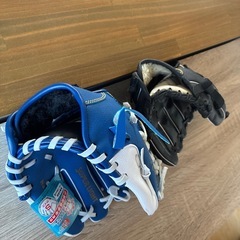 子供用新品グローブ2個セットの画像