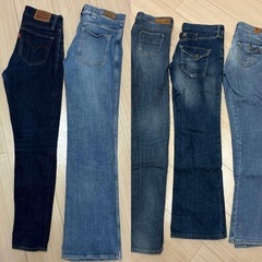 レディースデニム 5本 S〜Mサイズの画像