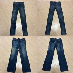 レディースデニム 5本 S〜Mサイズの画像