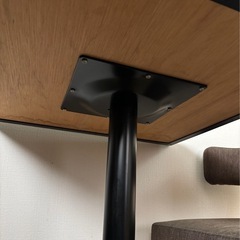 カフェ テーブル チェア 2脚セットの画像