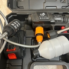 夢　コードレス高圧洗浄機の画像