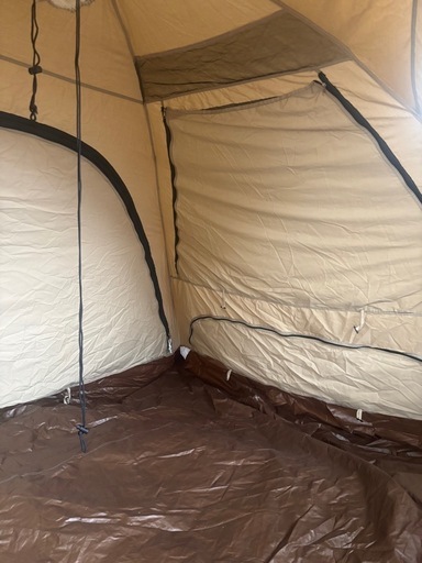 わがやのテントL WAGAYA-NO TENT(L) ベージュ/ブラウン