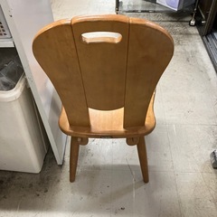 H2512-531カリモク　RUSTIK チェア　キズ汚れ有りの画像