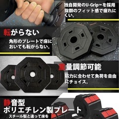Wout ダンベル 20kg ２個セット 計40kgの画像