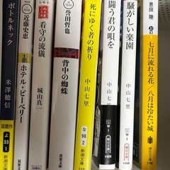 (中山七里、米澤穂信等)ミステリー小説8冊セットの画像