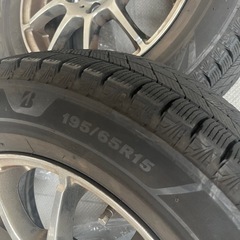 トヨタ　ヴォクシー　スタッドレスタイヤ４本ホイールセットの画像