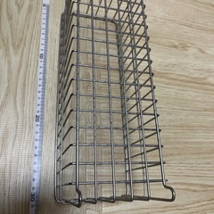 無印良品　ステンレスワイヤーバスケット　の画像