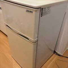 電子レンジは商談中　Abitelax アビデラックス の冷蔵庫と電子レンジ（2015年製）の画像