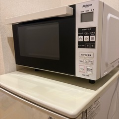 電子レンジは商談中　Abitelax アビデラックス の冷蔵庫と電子レンジ（2015年製）の画像