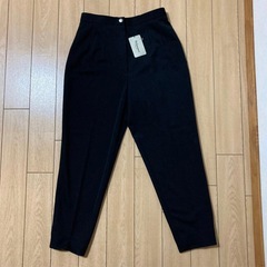 【L】レディース カジュアルパンツ ブラックの画像