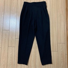 【L】レディース カジュアルパンツ ブラックの画像