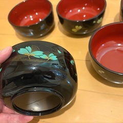 かわいい！汁椀セットの画像