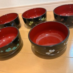 かわいい！汁椀セットの画像