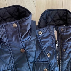BANANA REPUBLIC キルティング中綿ジャケット　S ネイビーの画像