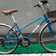 27型　6段　オートライト　クロスバイク風の画像