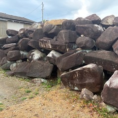 向原石、景石、くつぬぎ石、飛石の画像