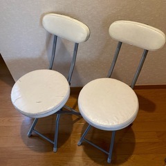 ニトリ　折りたたみチェア　2組セットの画像