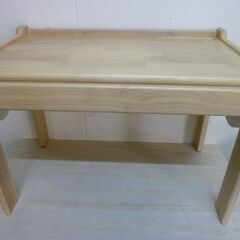 未使用/新品　アウトレット　キッズデスク 高さ調整 4段 木製の画像