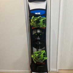 スノーボード　FLOW ワンタッチ脱着　3点セットの画像