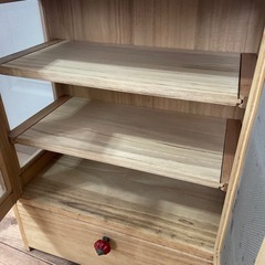 水屋風食器棚食料ストック保管ケースの画像