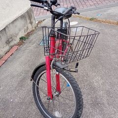 ■中古「子供用自転車18インチ 赤 」■埼玉県東松山市 ■直接受け渡しの方のみの画像