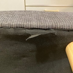 ソファ　1人用　ファブリック　グレー
の画像