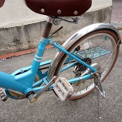 ■中古「子供用自転車20インチ 水色 」■埼玉県東松山市■直接受け渡しの方のみの画像