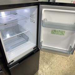 J3401 【リユースのサカイ柏店】　SHRAP　シャープ　2ドア冷蔵庫　SJ-D15J-H　つけかえドア　2023年製　クリーニング済み　の画像