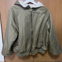 リバシーブル　ブルゾンアウター　レディースの画像